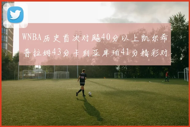 WNBA历史首次对飚40分以上凯尔希普拉姆43分卡利亚库珀41分精彩对决